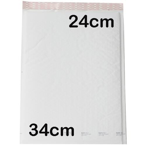 10 Pack of 34*24cm White Padded Mailer Bag Envelope ShopFrenzy