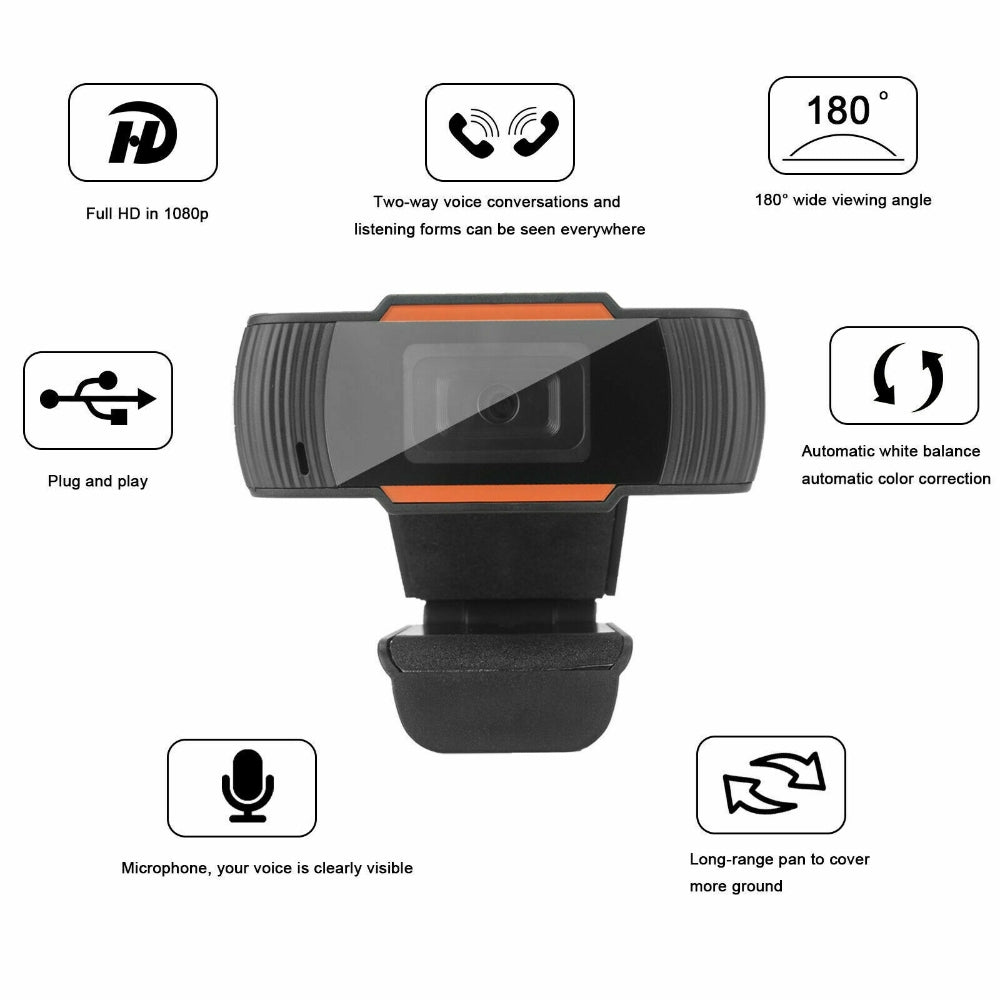 110 Degree Webcam 12MP 720-1080P HD Web Camera Microphone For Streaming Calling ShopFrenzy