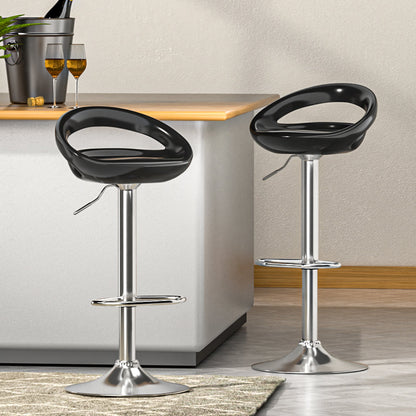 Artiss Bar Stools Kitchen Stool Dining Counter Chairs Gas Lift Swivel x2 ShopFrenzy