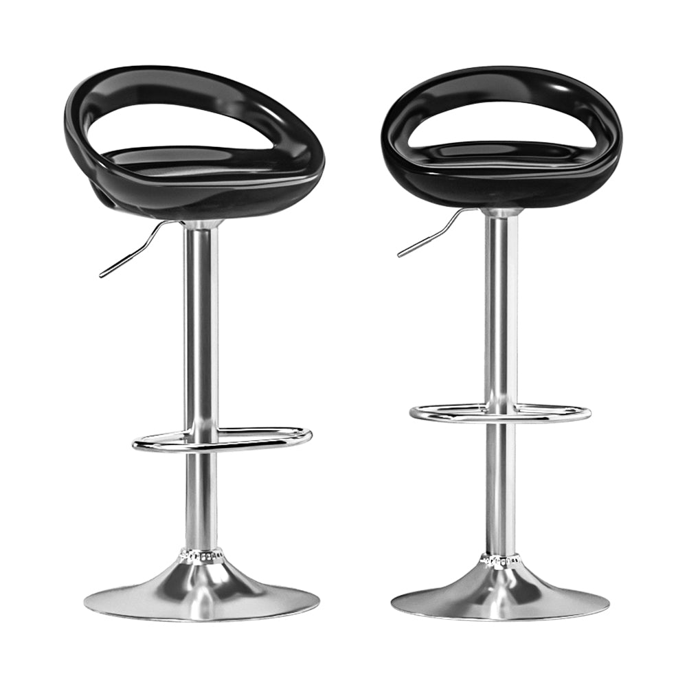 Artiss Bar Stools Kitchen Stool Dining Counter Chairs Gas Lift Swivel x2 ShopFrenzy