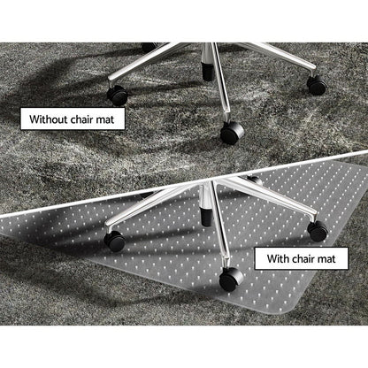 Artiss Chair Mat Carpet Floor Protectors PVC Home Office Room Mats 120x90 cm ShopFrenzy