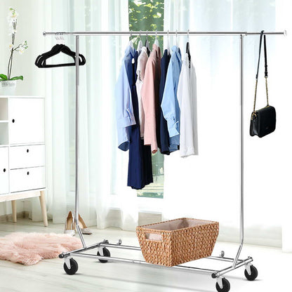 Artiss Clothes Coat Rack Stand Portable Garment Hanging Rail Airer Adjustable ShopFrenzy