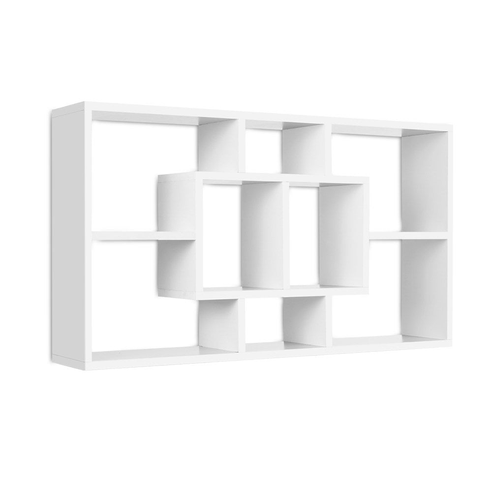 Artiss Floating Wall Shelf DIY Mount Storage Bookshelf Display Rack White ShopFrenzy