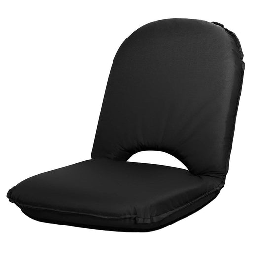 Artiss Foldable Beach Sun Picnic Seat - Black ShopFrenzy