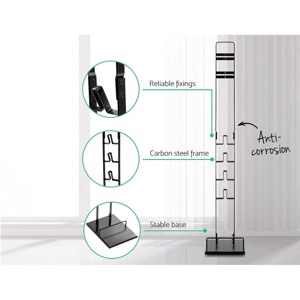 Artiss Freestanding Dyson Vacuum Stand Rack Holder for Dyson V6 V7 V8 V10 V11 V12 Black ShopFrenzy