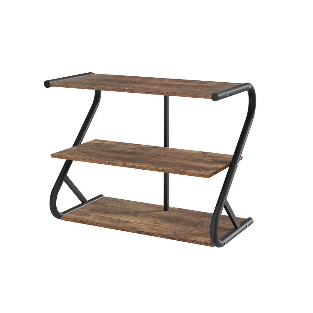 Artiss Shoe Rack Storage Shelves Organiser 3 Tiers Shoe Stand Industrial Black ShopFrenzy