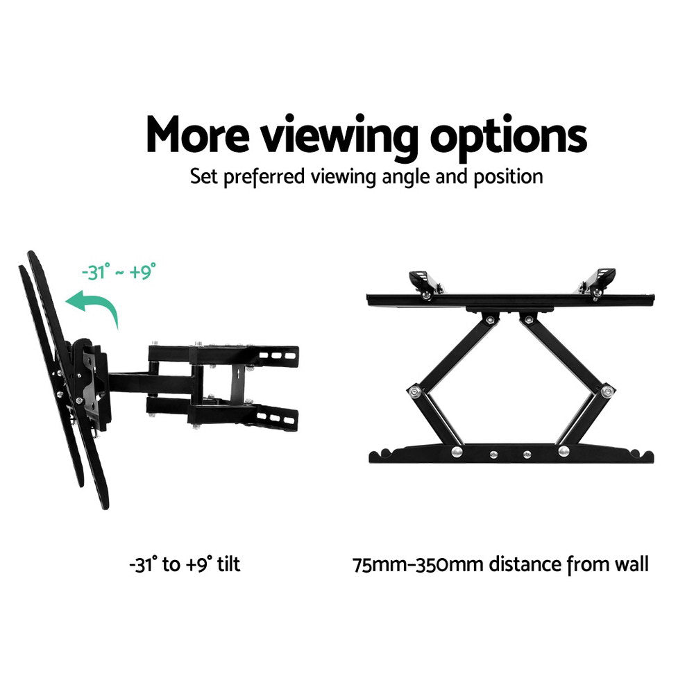 Artiss TV Wall Mount Bracket Tilt Swivel Full Motion Flat Slim LED LCD 23 32 42 50 55 inch ShopFrenzy