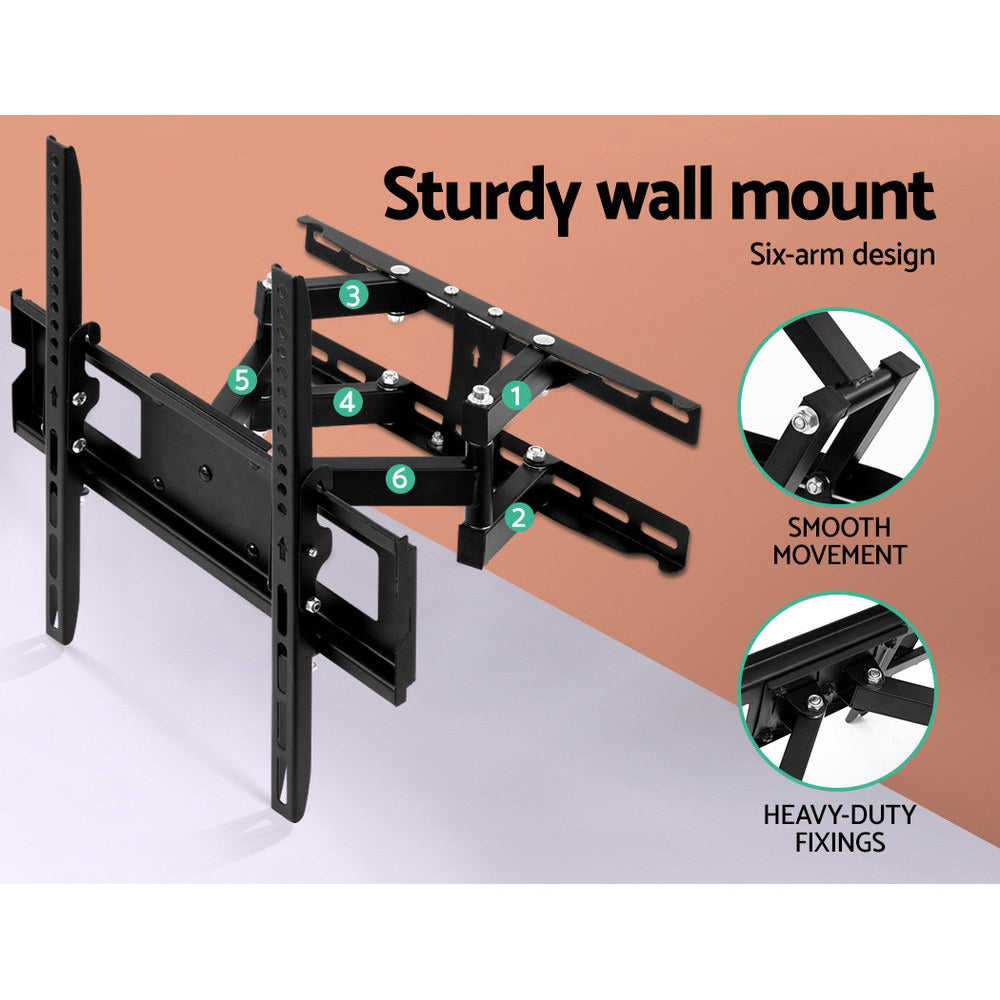 Artiss TV Wall Mount Bracket Tilt Swivel Full Motion Flat Slim LED LCD 23 32 42 50 55 inch ShopFrenzy