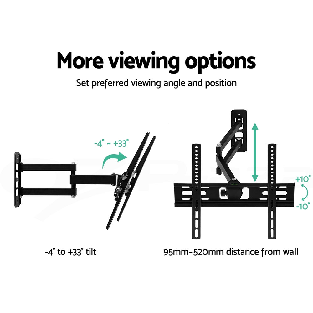 Artiss TV Wall Mount Bracket Tilt Swivel Full Motion Flat Slim LED LCD 23 inch to 55 inch ShopFrenzy