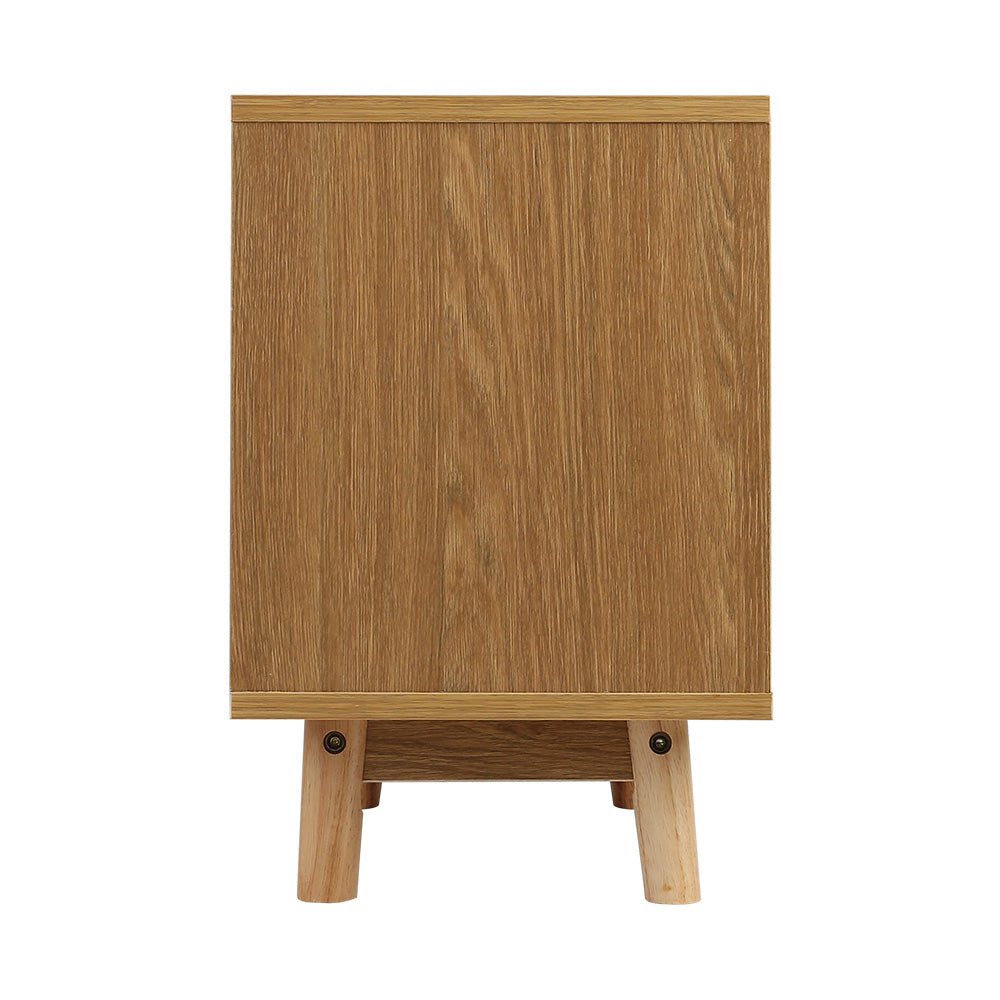 Artiss Wooden Bedside Table ShopFrenzy