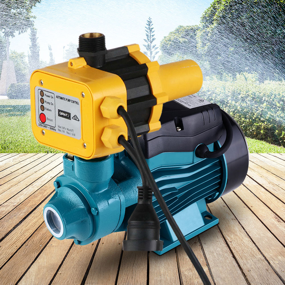 Auto Peripheral Water Pump Clean Electric Garden Farm Rain Tank Irrigation QB60 Yellow ShopFrenzy