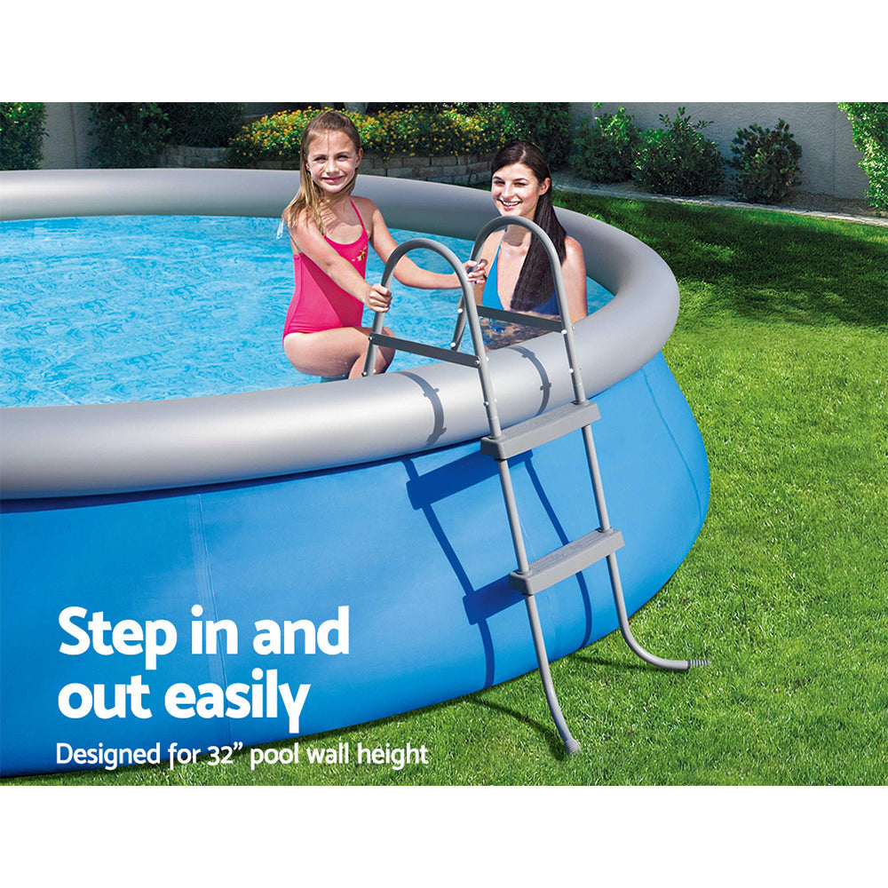 Bestway Ladder Above Ground Swimming Pools 84cm 32 inch Deep Removable Steps ShopFrenzy