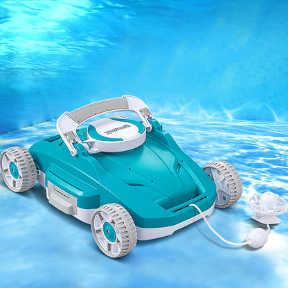 Bestway Robotic Pool Cleaner Cleaners Automatic Swimming Pools Flat Filter ShopFrenzy