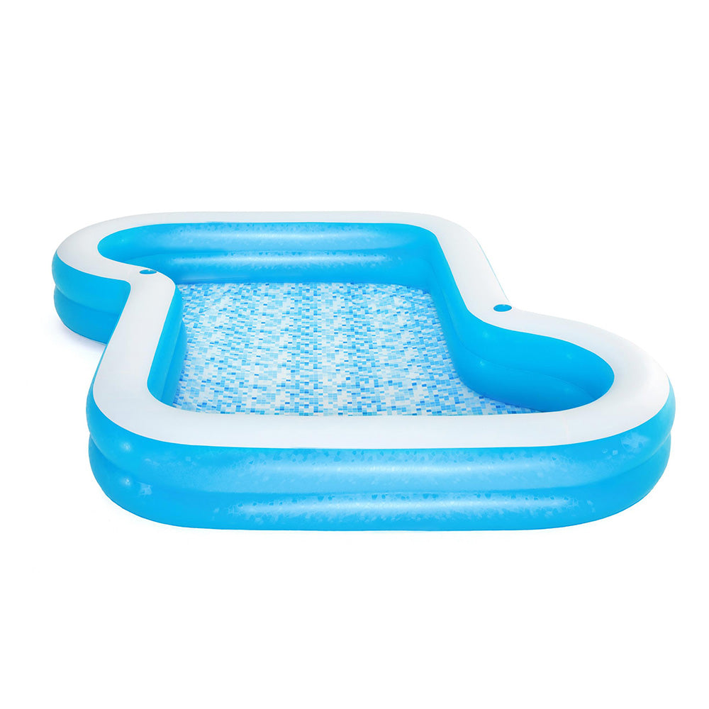 Bestway Swimming Pool Kids Above Ground Inflatable Rectangular Family 3M Pools ShopFrenzy