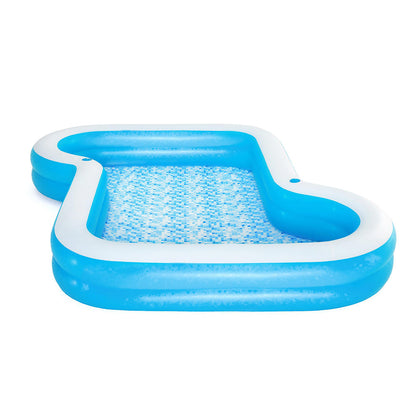 Bestway Swimming Pool Kids Above Ground Inflatable Rectangular Family 3M Pools ShopFrenzy