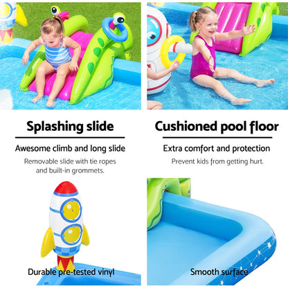 Bestway Swimming Pool Kids Play Above Ground Toys Inflatable Pools 2.3 X2M ShopFrenzy