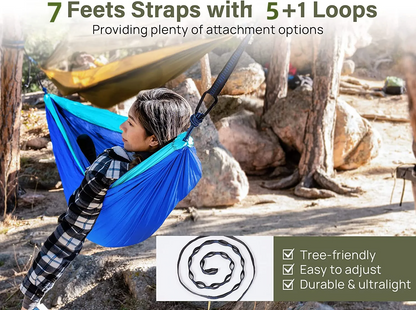 Blue Camping Hammock ShopFrenzy