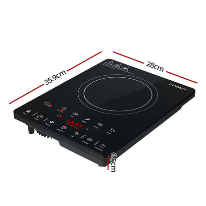 Devanti Electric Ceramic Cooktop 30cm