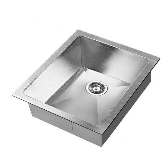 Cefito 39cm x 45cm Stainless Steel Kitchen Sink Under/Top/Flush Mount Silver ShopFrenzy