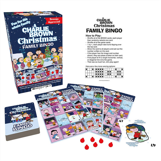 Charlie Brown Christmas Family Bingo ShopFrenzy