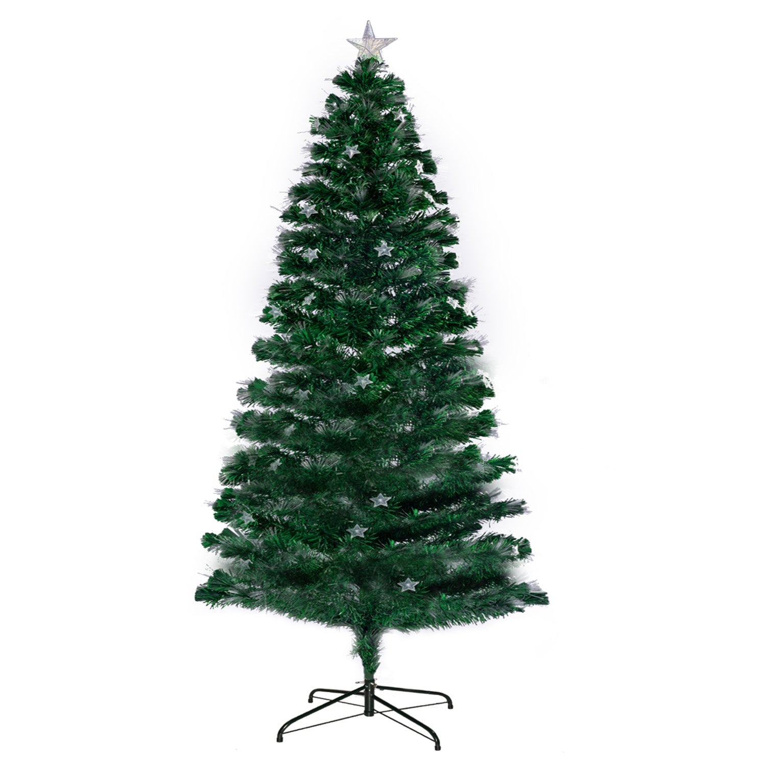 Christabelle 1.2m Enchanted Pre Lit Fibre Optic Christmas Tree Stars Xmas Decor ShopFrenzy