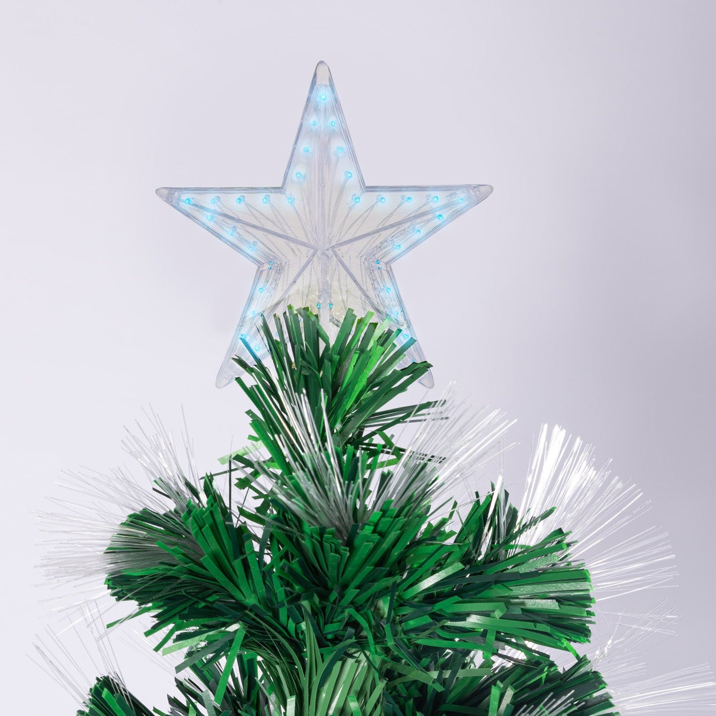 Christabelle 1.2m Enchanted Pre Lit Fibre Optic Christmas Tree Stars Xmas Decor ShopFrenzy