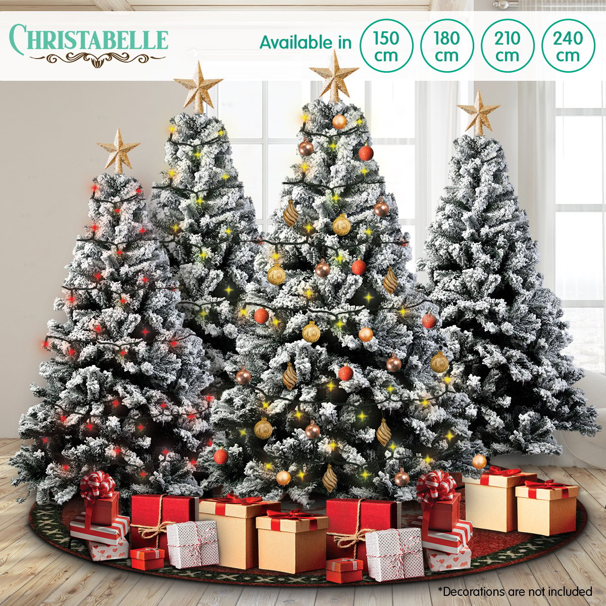 Christabelle Snow-Tipped Artificial Christmas Tree 1.5m - 550 Tips ShopFrenzy