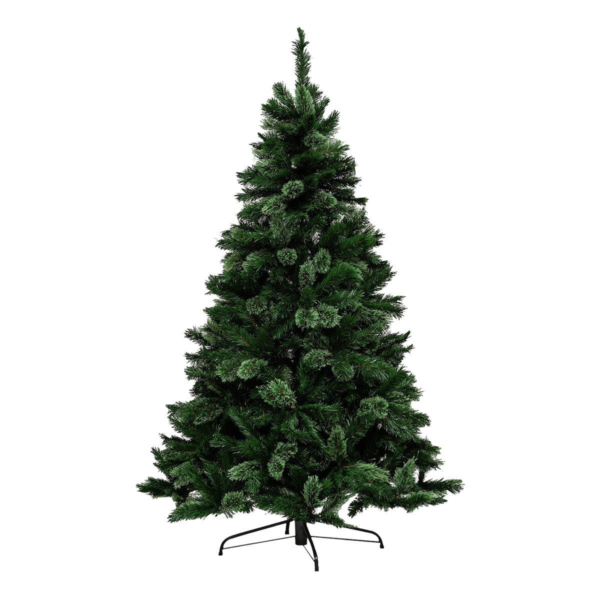 Christmas By Sas 1.8m Pine Christmas Tree 550 Tips Full Figured Easy Assembly ShopFrenzy