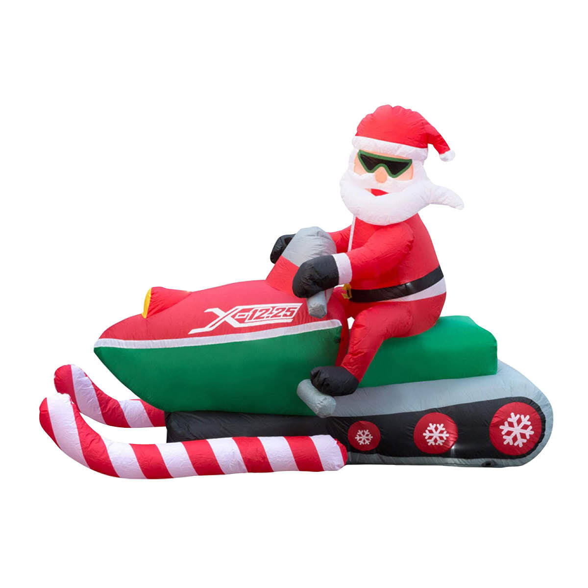 Christmas By Sas 3.65m Santa & Jet Ski Built-In Blower Bright LED Lighting ShopFrenzy