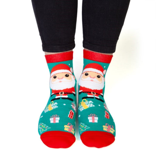 Christmas Santa Feet Speak Socks ShopFrenzy