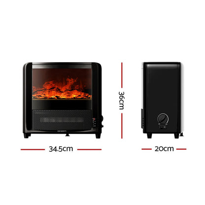 Devanti Electric Fireplace Fire Heaters 2000W