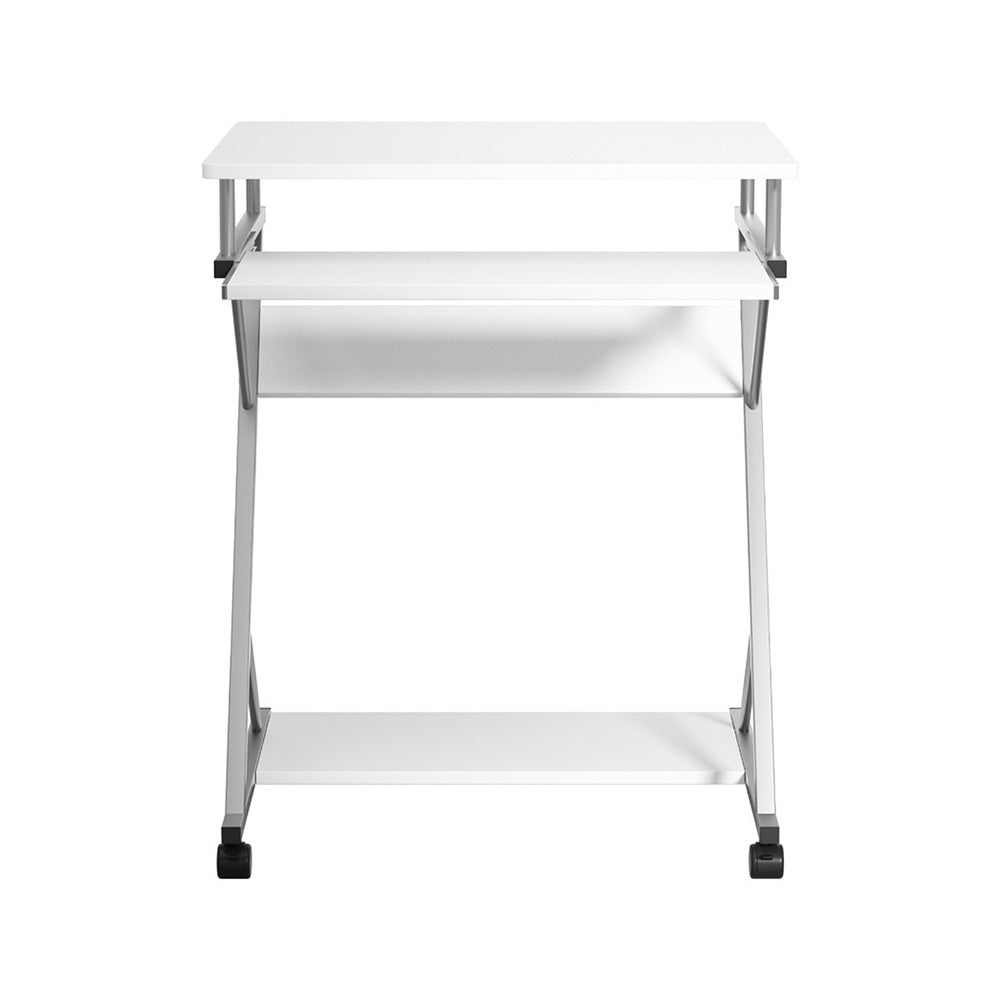 Artiss Computer Desk Keyboard Tray Shelf White 60CM