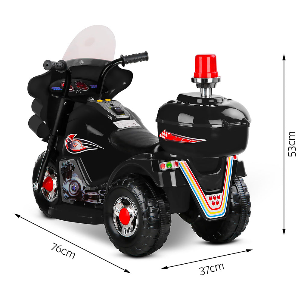 Rigo Kids Ride On Motorbike Motorcycle Car Black