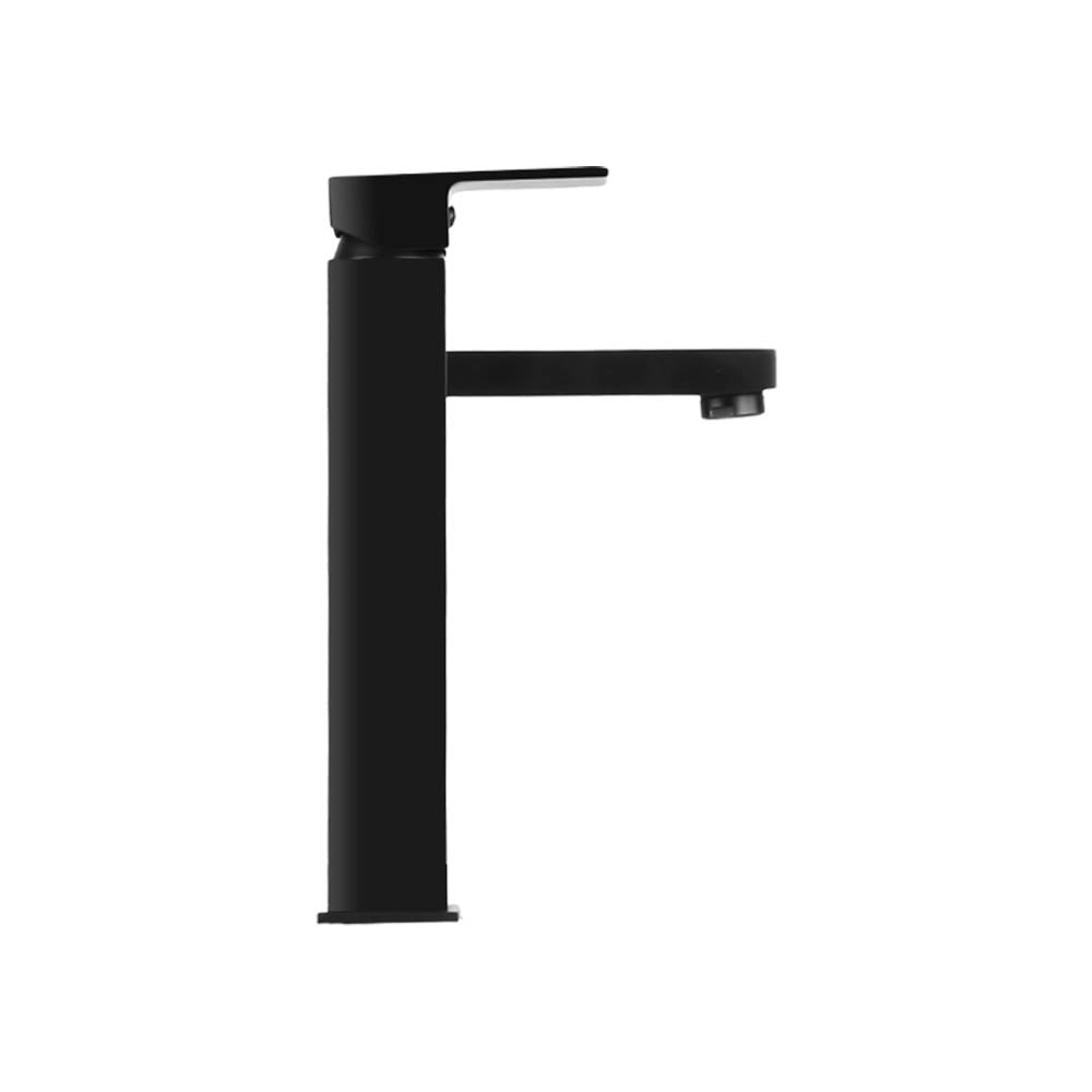 Cefito Bathroom Basin Mixer Tap Square Tall Faucet Vanity Laundry Black