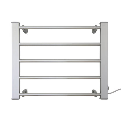 Pronti Heated Towel Rack Electric Bathroom Towel Rails Warmer Ev-90- Silver