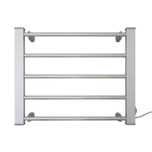 Pronti Heated Towel Rack Electric Bathroom Towel Rails Warmer Ev-90- Silver