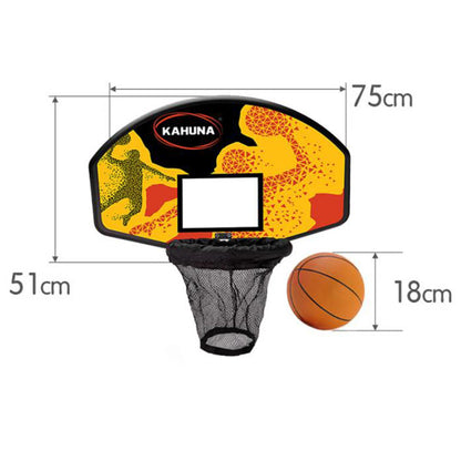 Kahuna Trampoline Basketball Ring Set with Mini Ball and Pump