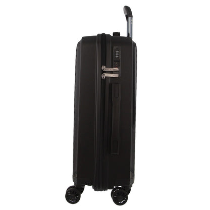 Milleni Hardshell Cabin Luggage Bag Travel Carry On Suitcase 54cm (39L) - Black