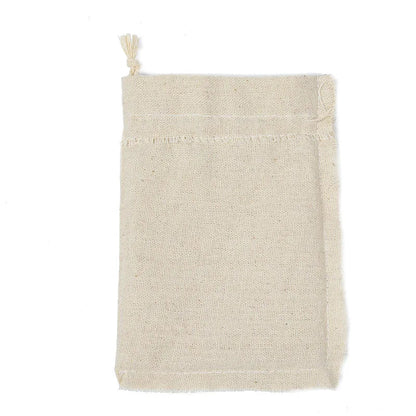 10-Piece Cotton Linen Drawstring Gift Bags