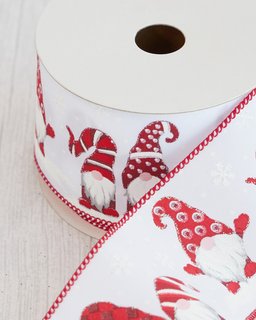 Ribbon Roll Gnomes White 9M