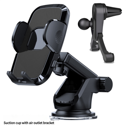 360° Adjustable Car Phone Holder - Dashboard and Air Vent Mount（S161+CF26）