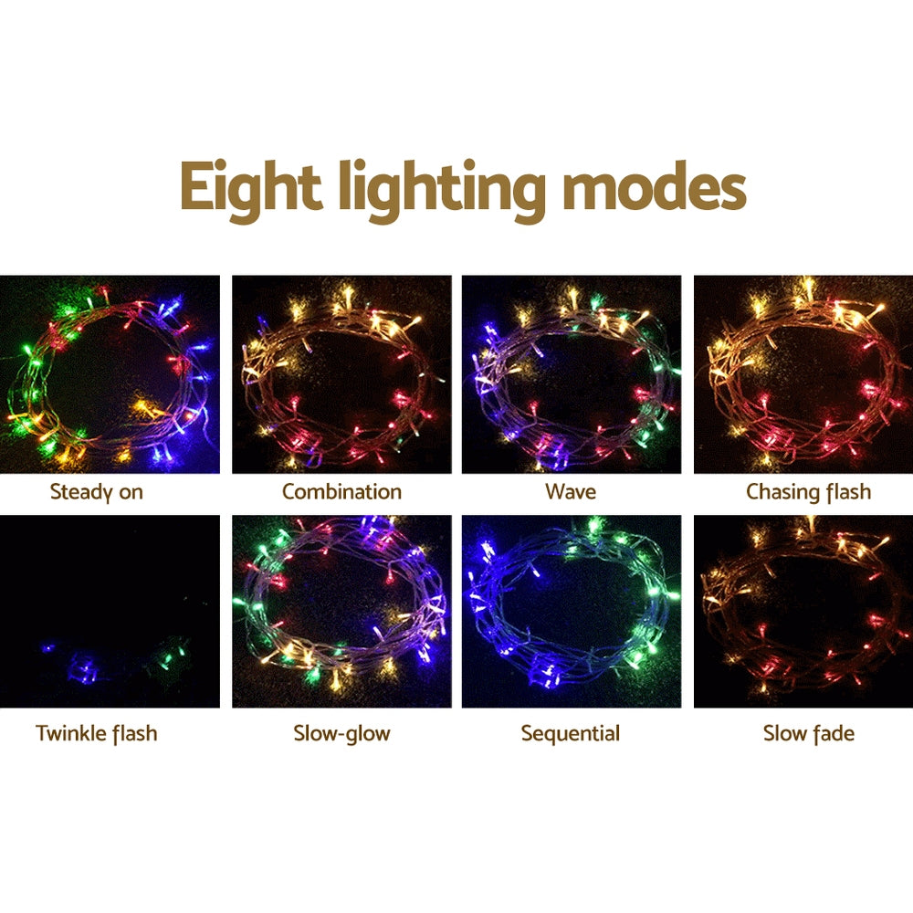 Jingle Jollys 20M Christmas Lights Icicle Light 800 LED Multi-coloured