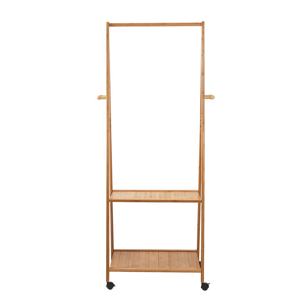 Artiss Clothes Rack Coat Stand 165x59cm Hanger Wheels