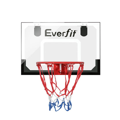 Everfit 23" Mini Basketball Hoop Backboard Door Wall Mounted Sports Kids Black