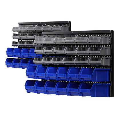 Giantz 60 Storage Bin Rack Wall Mounted