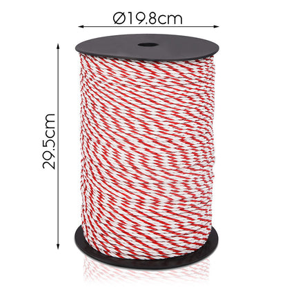 Giantz Electric Fence Poly Rope 500M