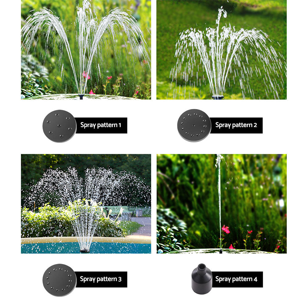 Gardeon Solar Pond Pump Submersible Water Fountain Kit 2.6FT