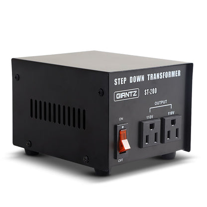 Giantz Step Down Transformer 200W 240V TO 110V Stepdown Voltage Converter AU-US