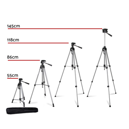 Weifeng Professional Camera Tripod Monopod Stand DSLR Pan Head Mount Flexible