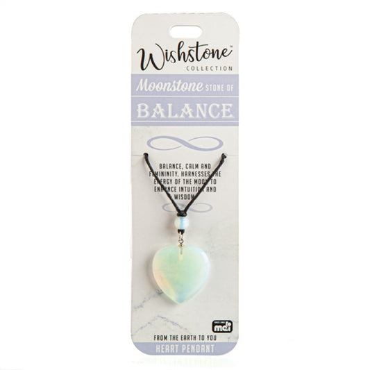 Wishstone Collection Moonstone Heart Pendant